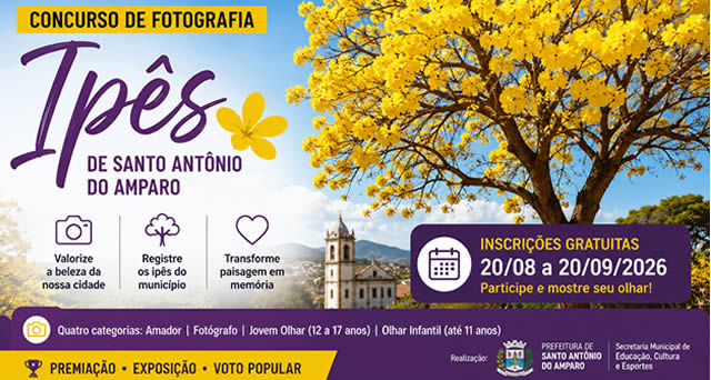Concurso de Fotografia “Ipês de Santo Antônio do Amparo